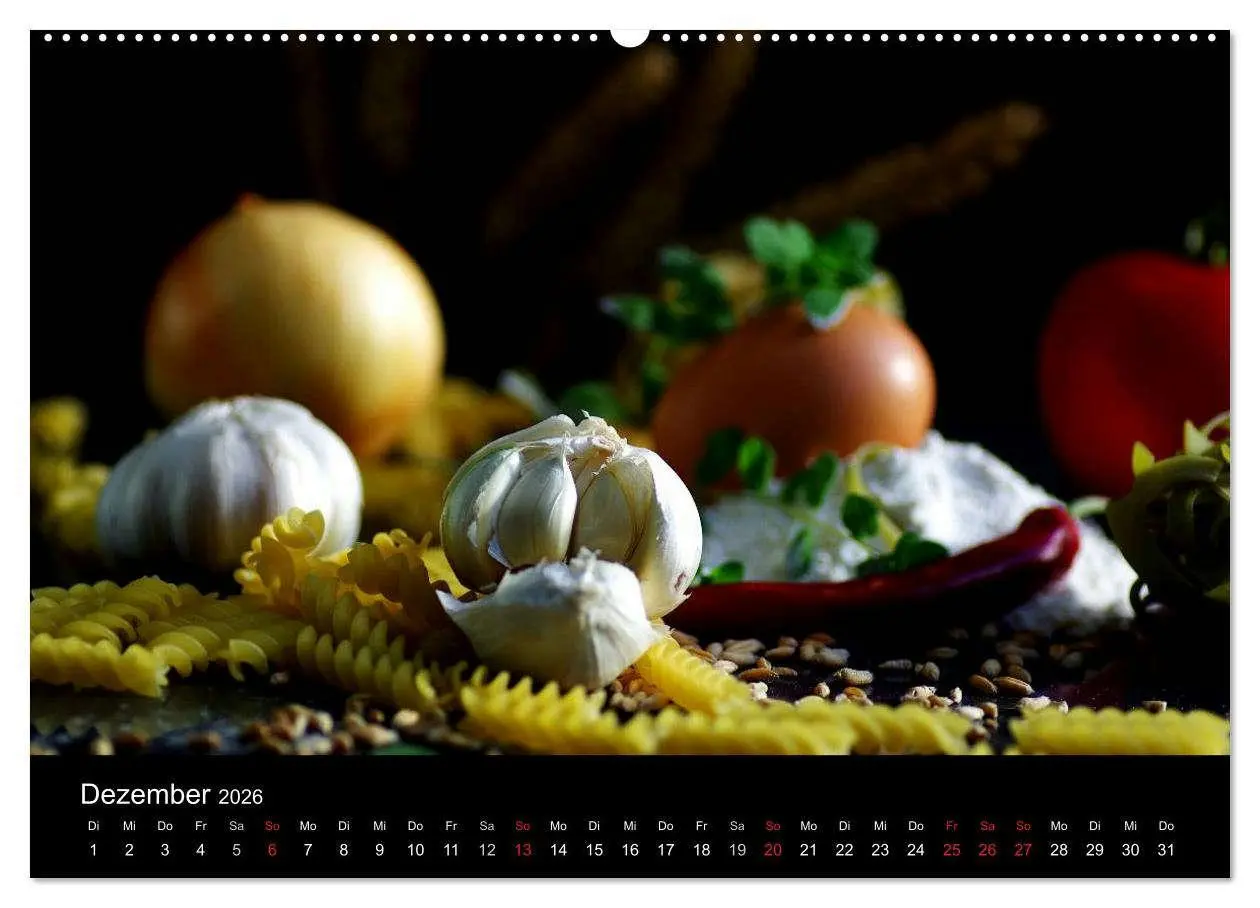 Bild: 9783516178104 | Pasta Kreationen (hochwertiger Premium Wandkalender 2026 DIN A2...