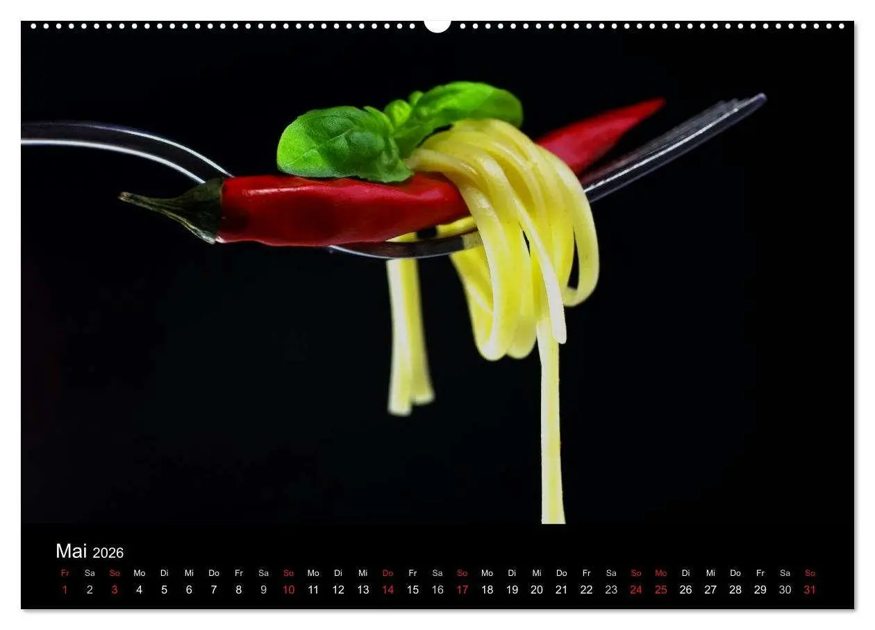 Bild: 9783516178104 | Pasta Kreationen (hochwertiger Premium Wandkalender 2026 DIN A2...