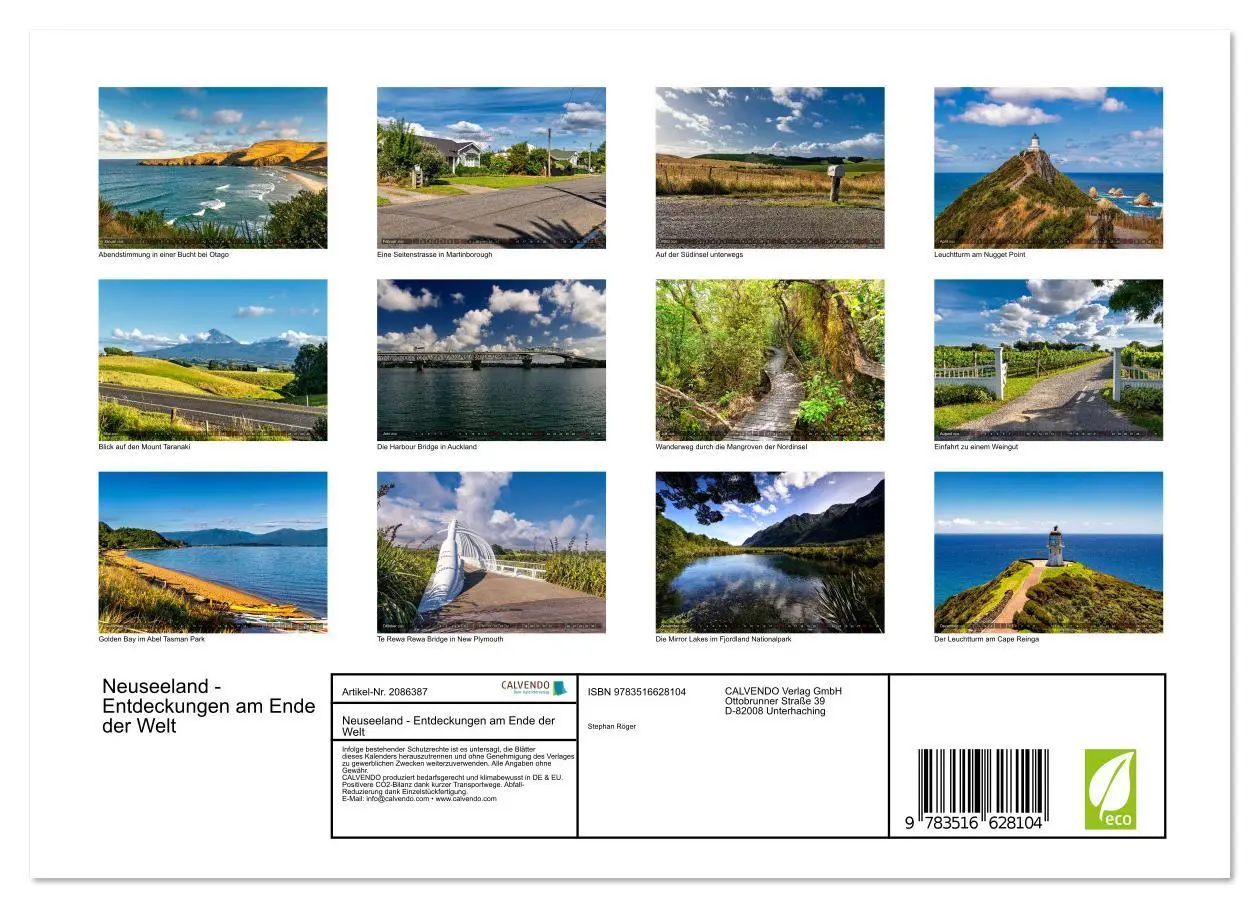 Bild: 9783516628104 | Neuseeland - Entdeckungen am Ende der Welt (Wandkalender 2026 DIN...