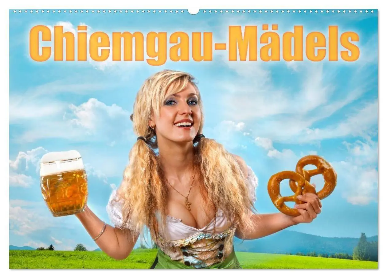 Cover: 9783594088104 | Chiemgau-Mädels (Wandkalender 2027 DIN A2 quer), CALVENDO...
