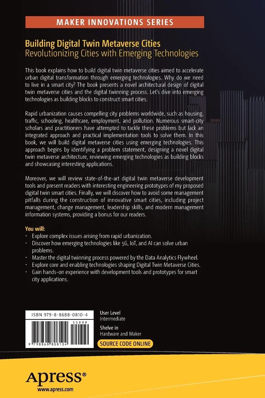 Rückseite: 9798868808104 | Building Digital Twin Metaverse Cities | Xiangming Samuel Li | Buch