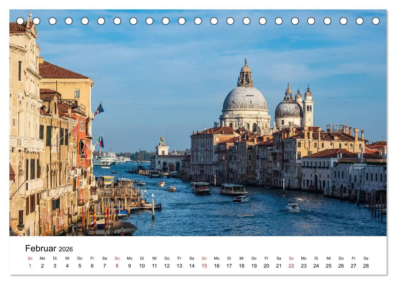 Bild: 9783457698204 | Unterwegs in Venedig (Tischkalender 2026 DIN A5 quer), CALVENDO...