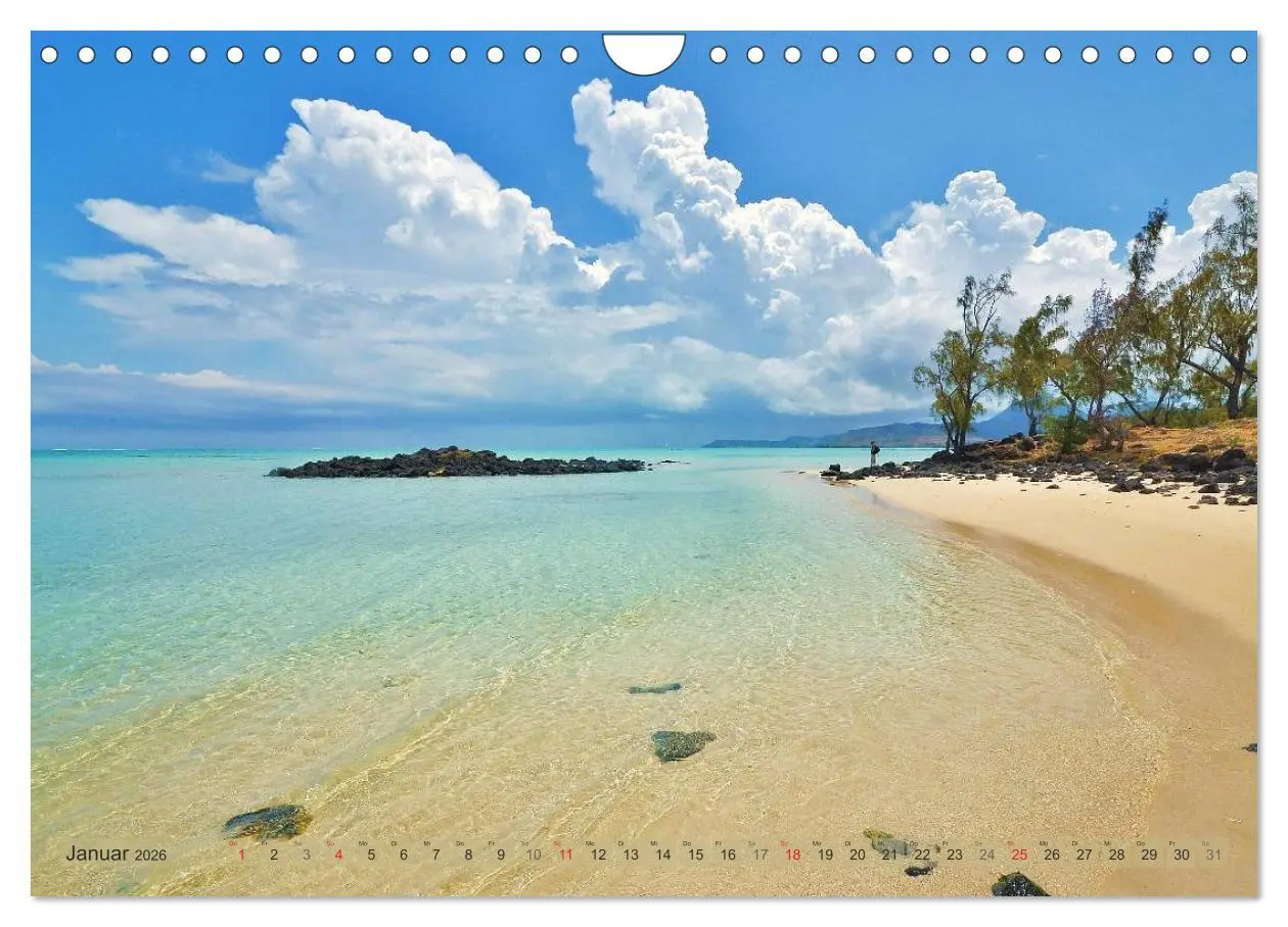 Bild: 9783516238204 | Träum dich nach Mauritius (Wandkalender 2026 DIN A4 quer), CALVENDO...