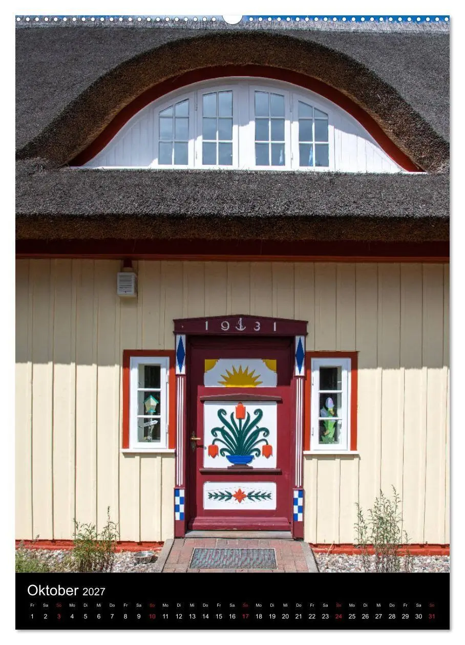 Bild: 9783569638204 | Darßer Türen (Wandkalender 2027 DIN A2 hoch), CALVENDO Monatskalender