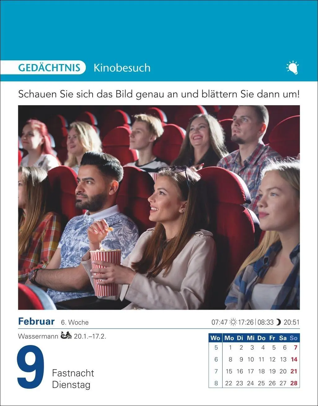 Bild: 9783840038204 | Brain Jogging Tagesabreißkalender 2027 - Gedächtnis, Konzentration,...