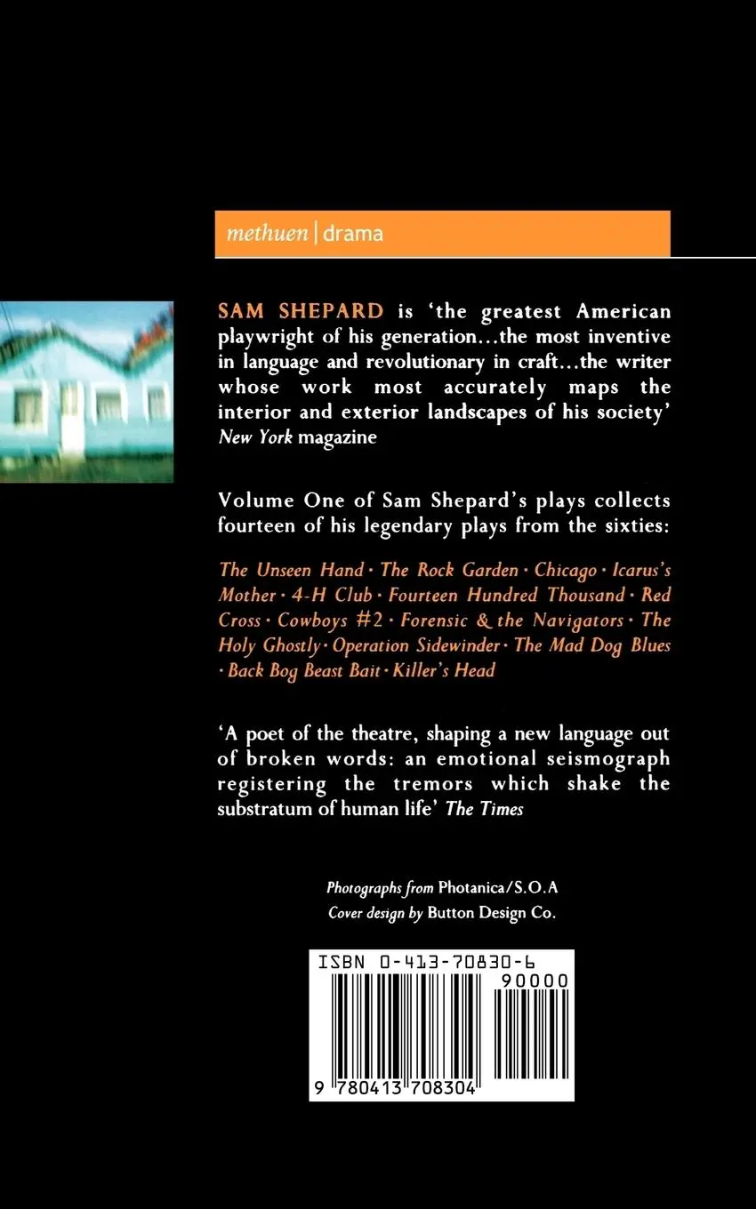 Rückseite: 9780413708304 | Sam Shepard: Plays One | Sam Shepard (u. a.) | Taschenbuch | Englisch
