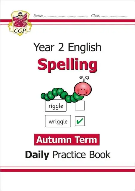 Cover: 9781789088304 | KS1 Spelling Year 2 Daily Practice Book: Autumn Term | Cgp Books