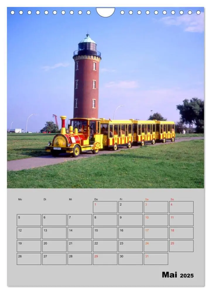 Bild: 9783435978304 | Attraktive Leuchttürme (Wandkalender 2025 DIN A4 hoch), CALVENDO...