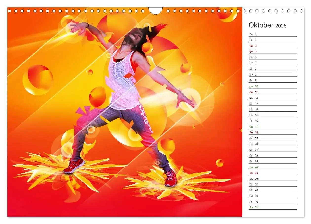 Bild: 9783457998304 | HipHopDance (Wandkalender 2026 DIN A3 quer), CALVENDO Monatskalender