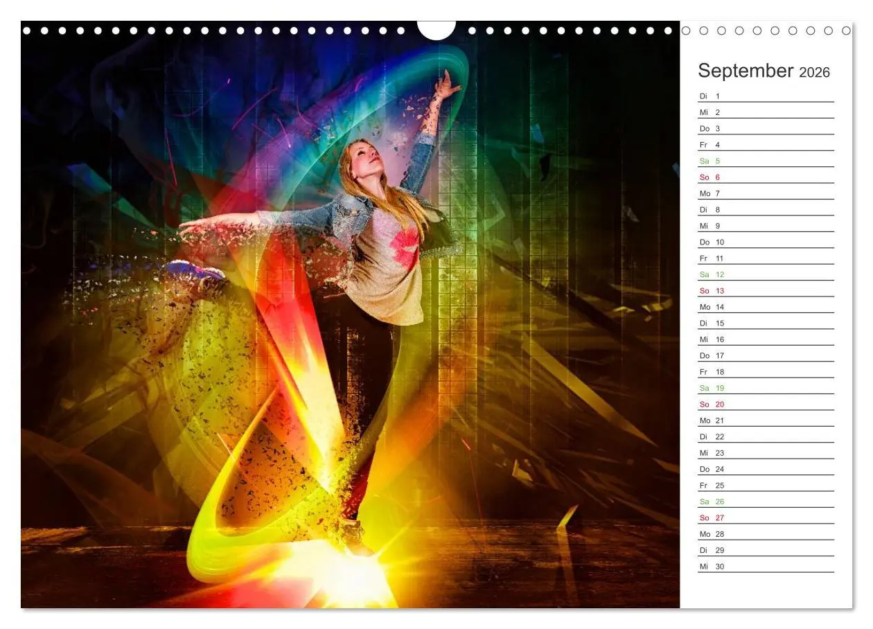 Bild: 9783457998304 | HipHopDance (Wandkalender 2026 DIN A3 quer), CALVENDO Monatskalender