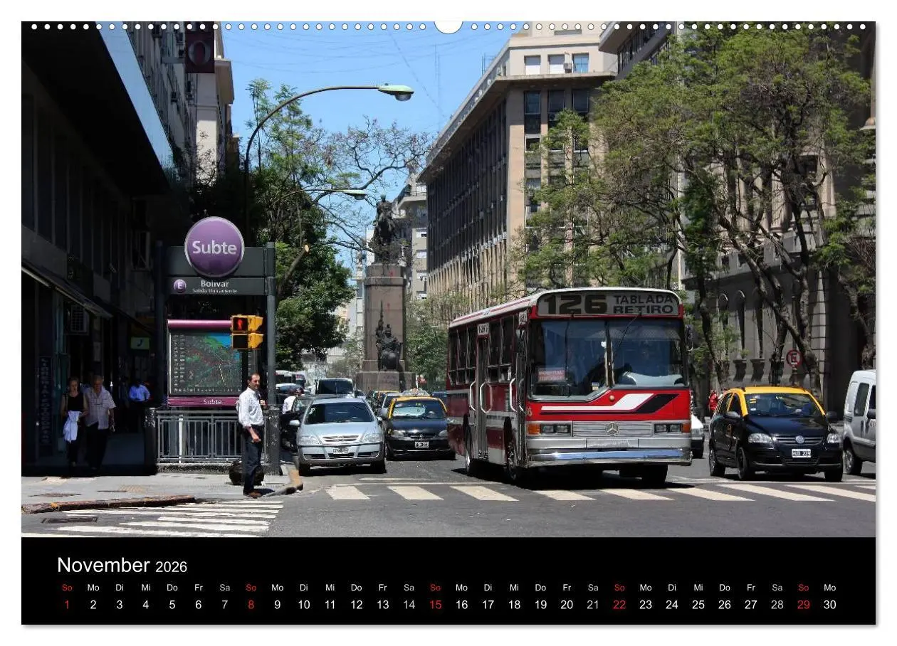 Bild: 9783516088304 | Buenos Aires (Wandkalender 2026 DIN A2 quer), CALVENDO Monatskalender