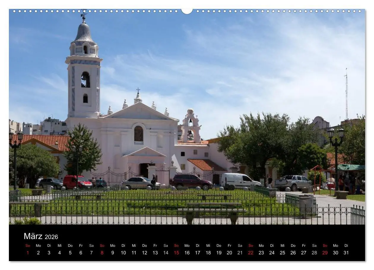 Bild: 9783516088304 | Buenos Aires (Wandkalender 2026 DIN A2 quer), CALVENDO Monatskalender