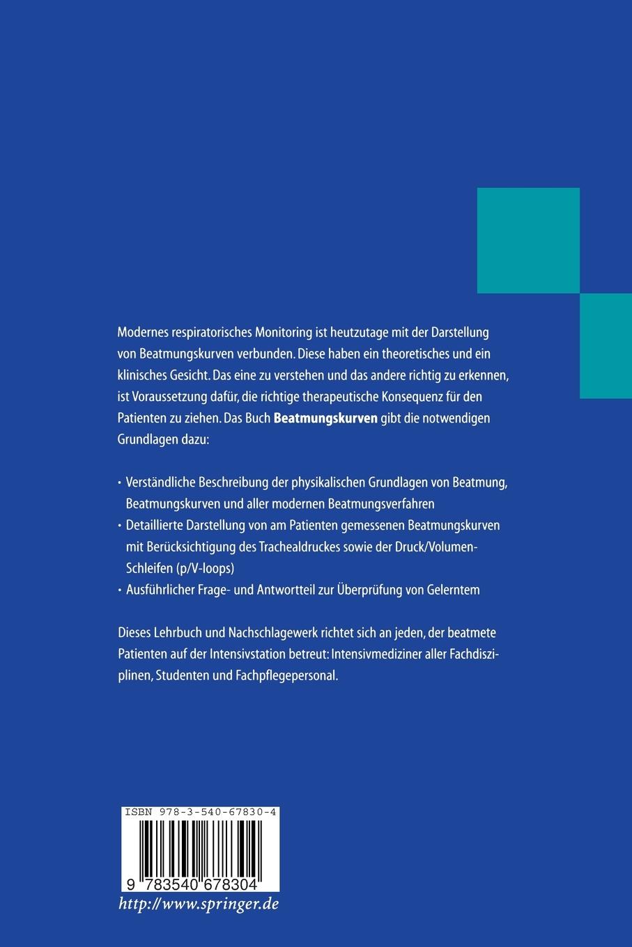 Rückseite: 9783540678304 | Beatmungskurven | Kursbuch und Atlas | C. Haberthür (u. a.) | Buch