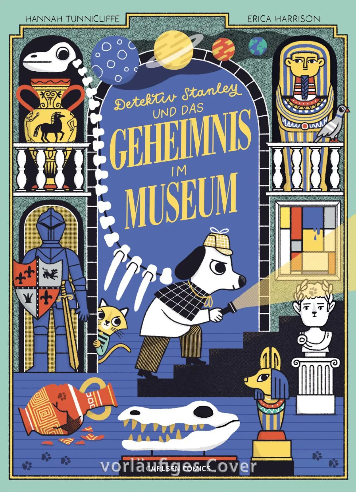 Cover: 9783551018304 | Detektiv Stanley und das Geheimnis im Museum | Hannah Tunnicliffe