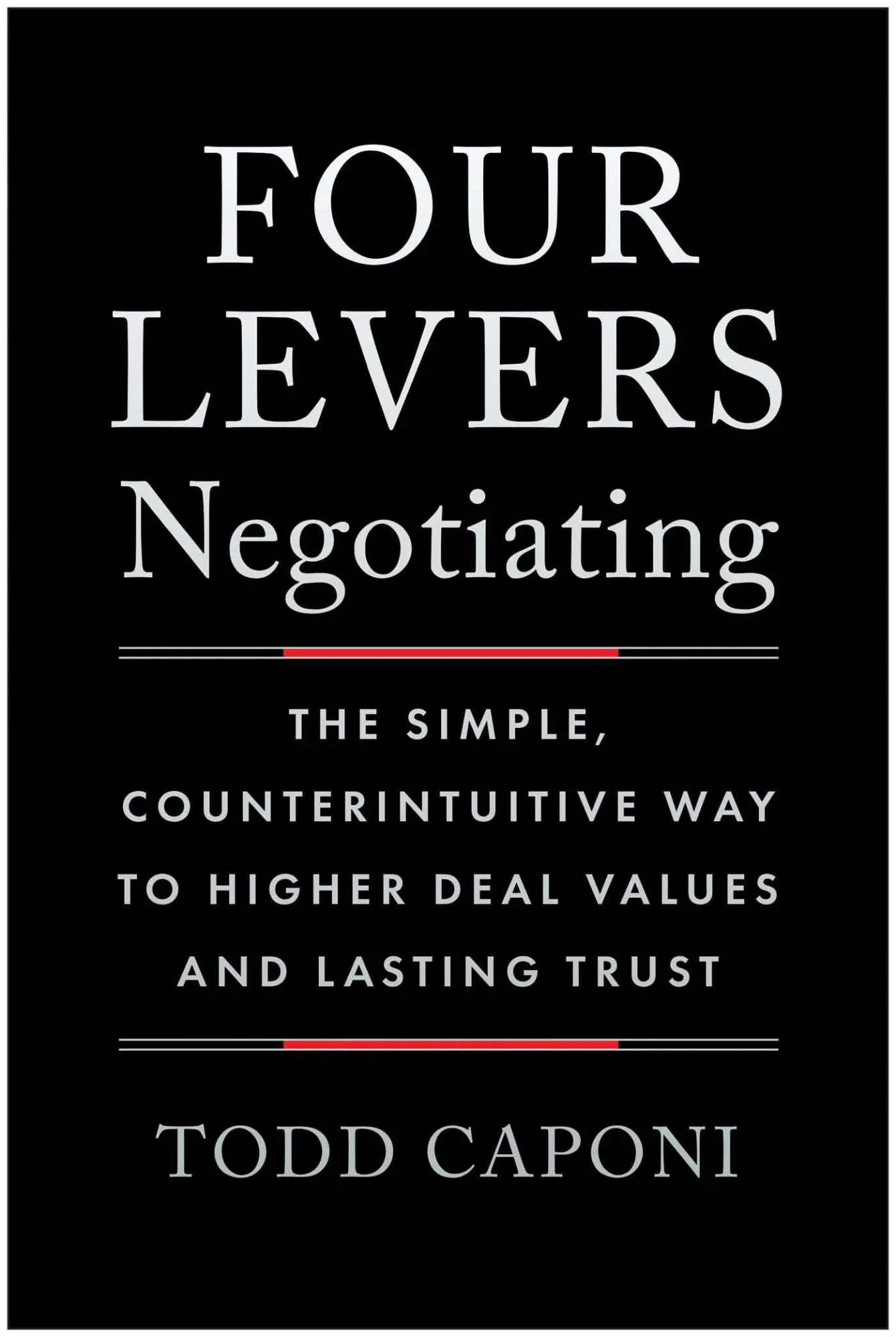 Cover: 9781637748404 | Four Levers Negotiating | Todd Caponi | Buch | Englisch | 2026