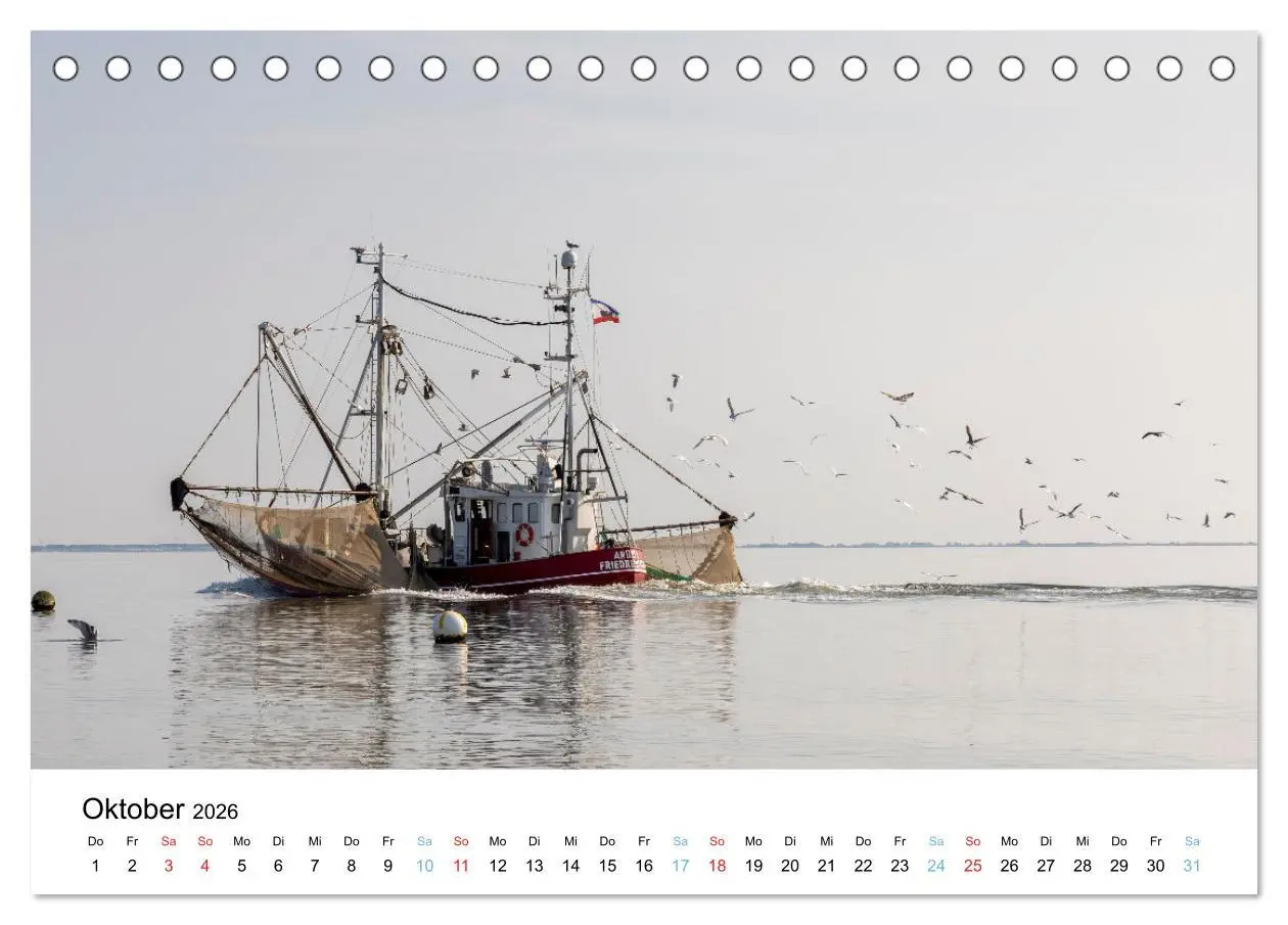 Bild: 9783457438404 | Büsum - Urlaub an der Nordsee (Tischkalender 2026 DIN A5 quer),...