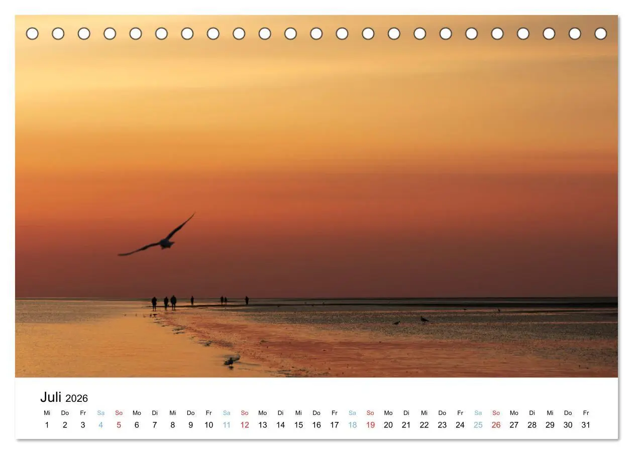 Bild: 9783457438404 | Büsum - Urlaub an der Nordsee (Tischkalender 2026 DIN A5 quer),...