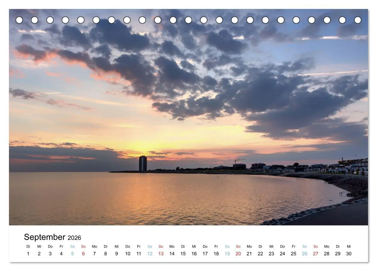Bild: 9783457438404 | Büsum - Urlaub an der Nordsee (Tischkalender 2026 DIN A5 quer),...