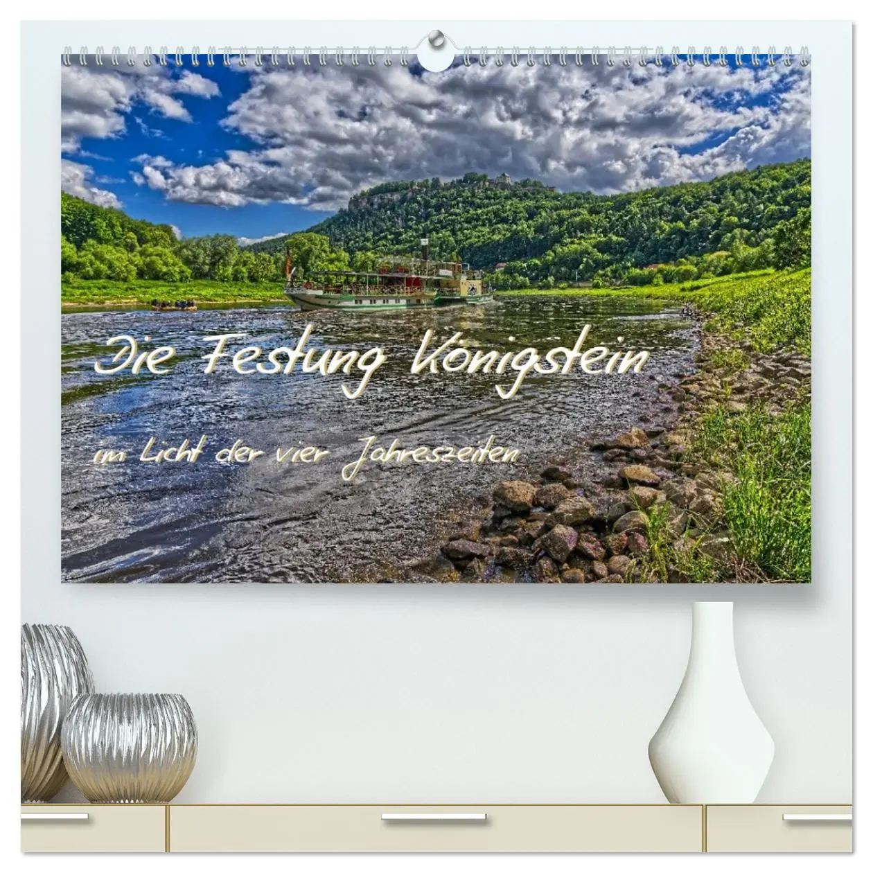 Cover: 9783457508404 | Die Festung Königstein im Licht der vier Jahreszeiten (hochwertiger...