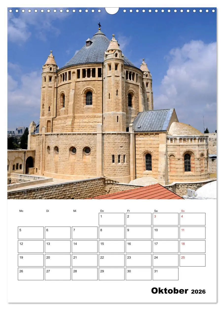 Bild: 9783516388404 | Israel - Der Monatsplaner 2026 (Wandkalender 2026 DIN A3 hoch),...
