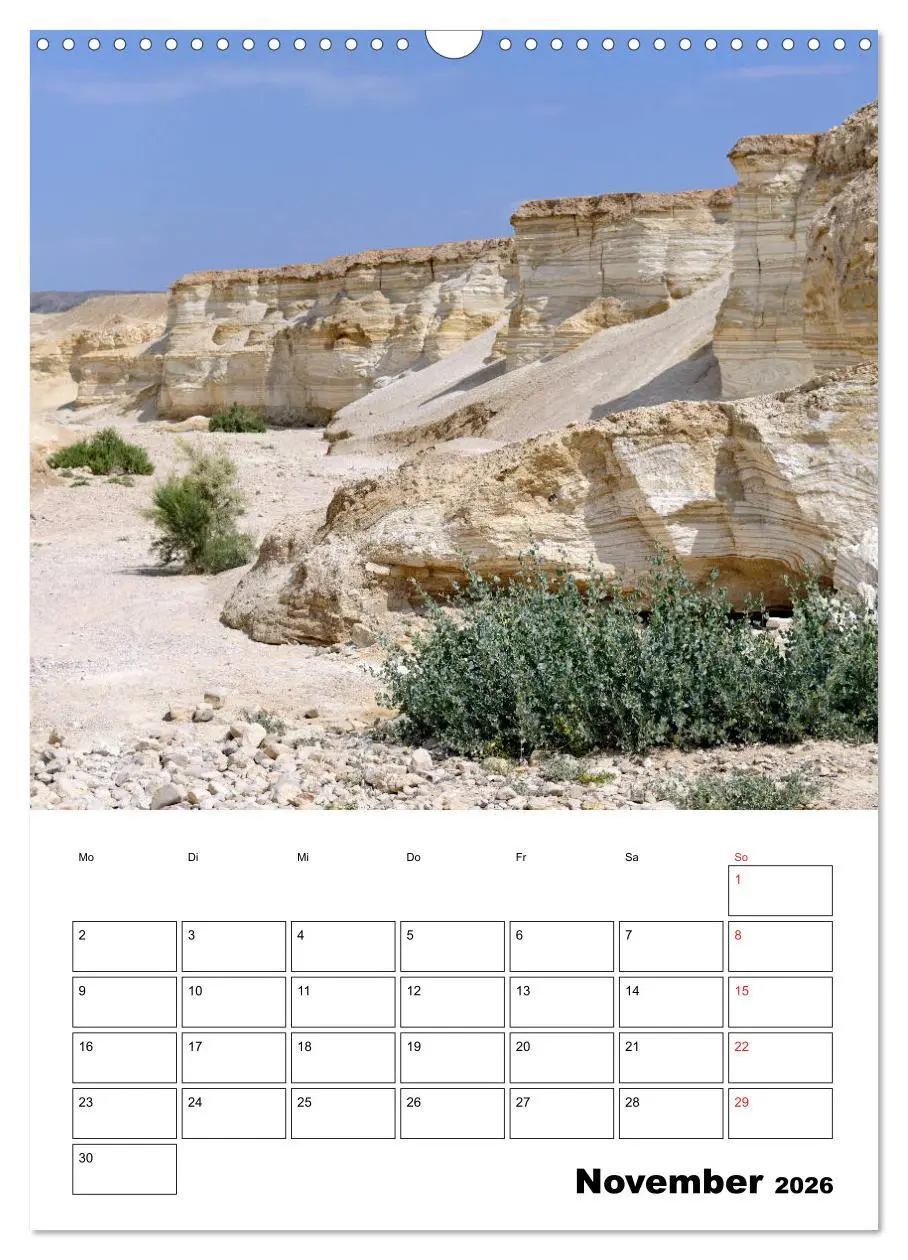 Bild: 9783516388404 | Israel - Der Monatsplaner 2026 (Wandkalender 2026 DIN A3 hoch),...