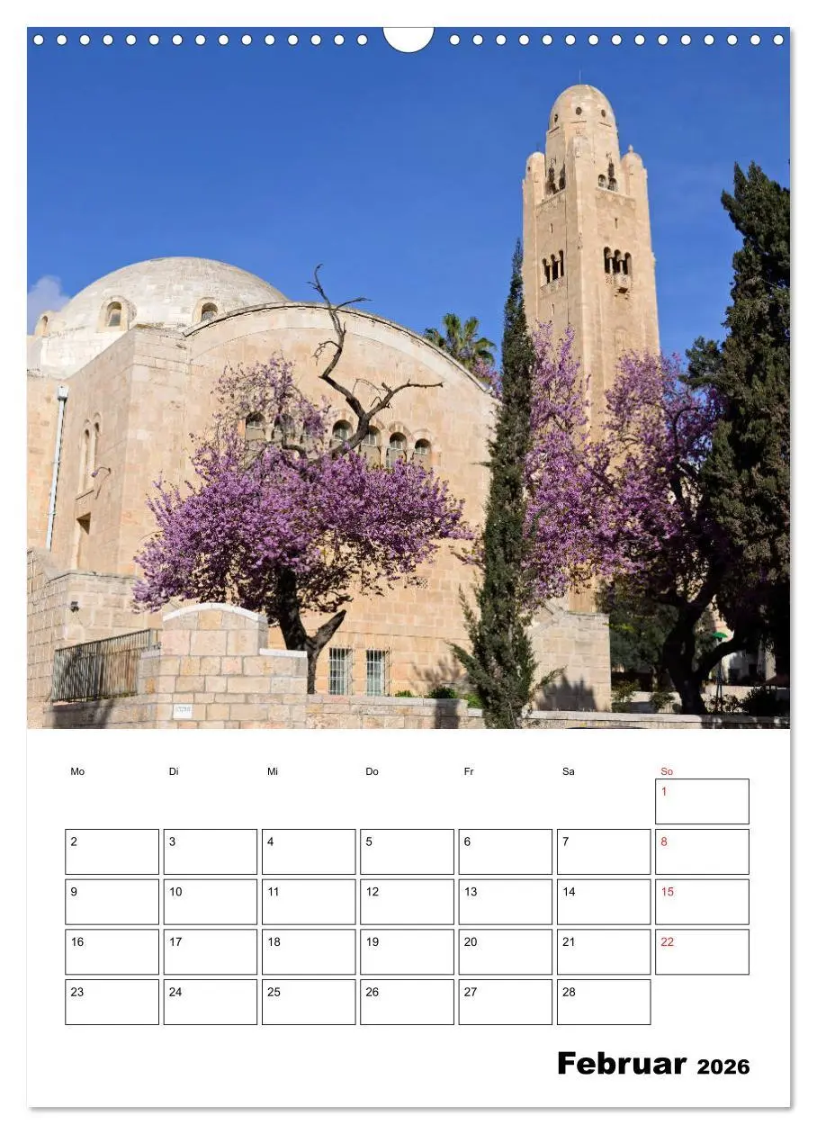Bild: 9783516388404 | Israel - Der Monatsplaner 2026 (Wandkalender 2026 DIN A3 hoch),...
