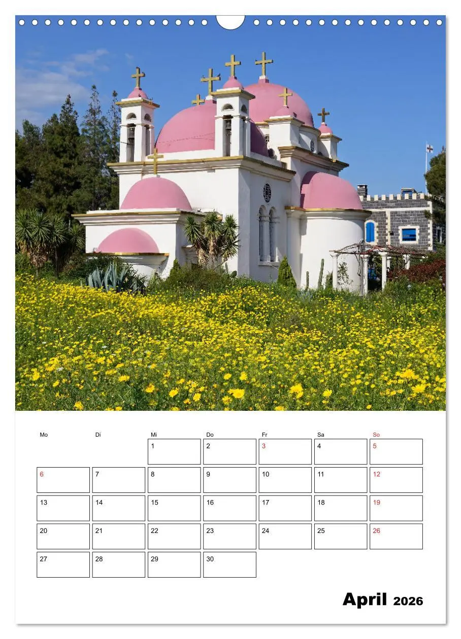 Bild: 9783516388404 | Israel - Der Monatsplaner 2026 (Wandkalender 2026 DIN A3 hoch),...
