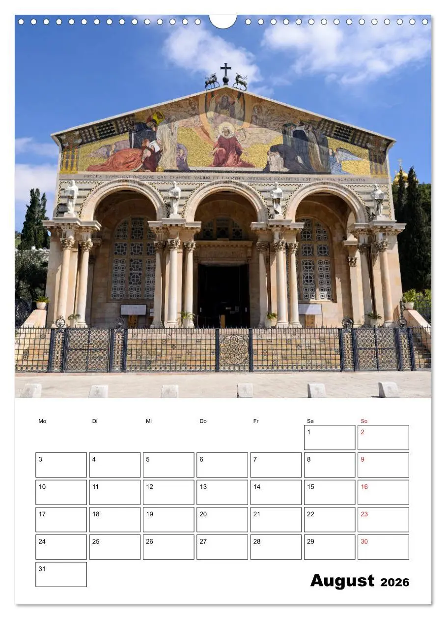 Bild: 9783516388404 | Israel - Der Monatsplaner 2026 (Wandkalender 2026 DIN A3 hoch),...