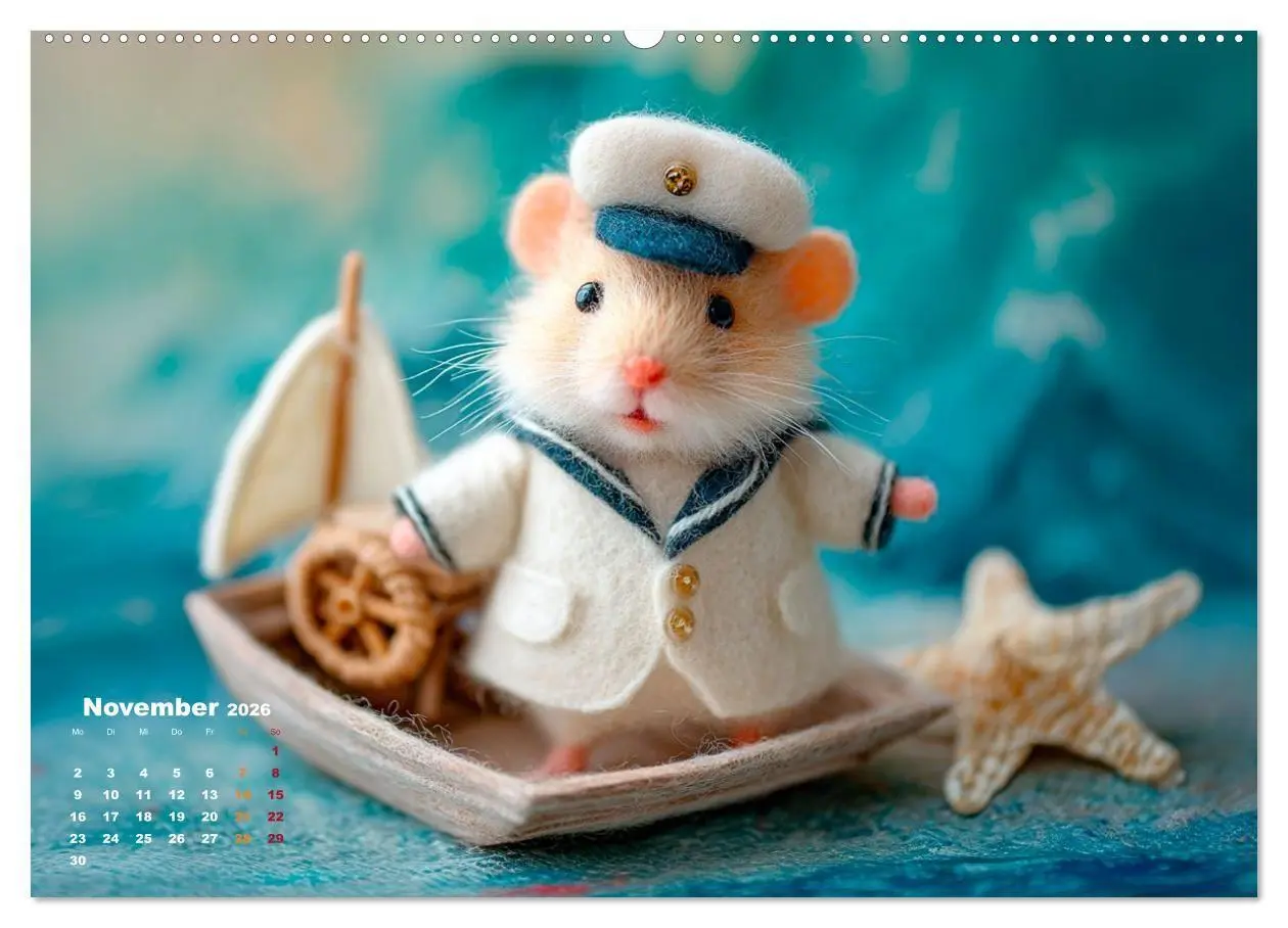 Bild: 9783516698404 | Tierisch flauschige Abenteuerreise (Wandkalender 2026 DIN A2 quer),...