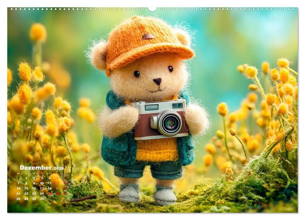 Bild: 9783516698404 | Tierisch flauschige Abenteuerreise (Wandkalender 2026 DIN A2 quer),...