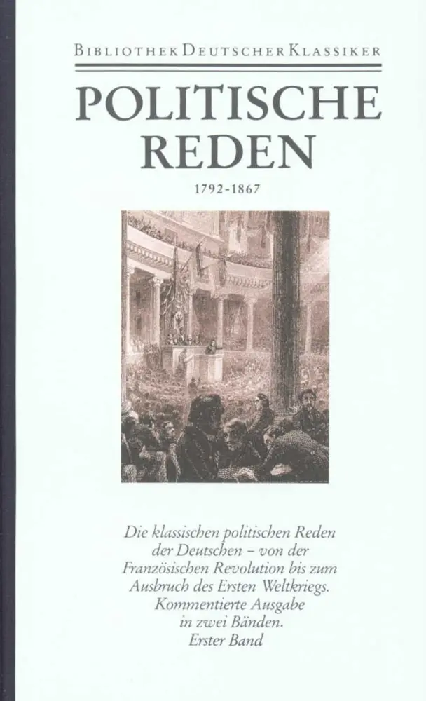 Cover: 9783618668404 | Politische Reden. Tl.1 | 1792-1867 | Reinhart Koselleck | Buch | 1990