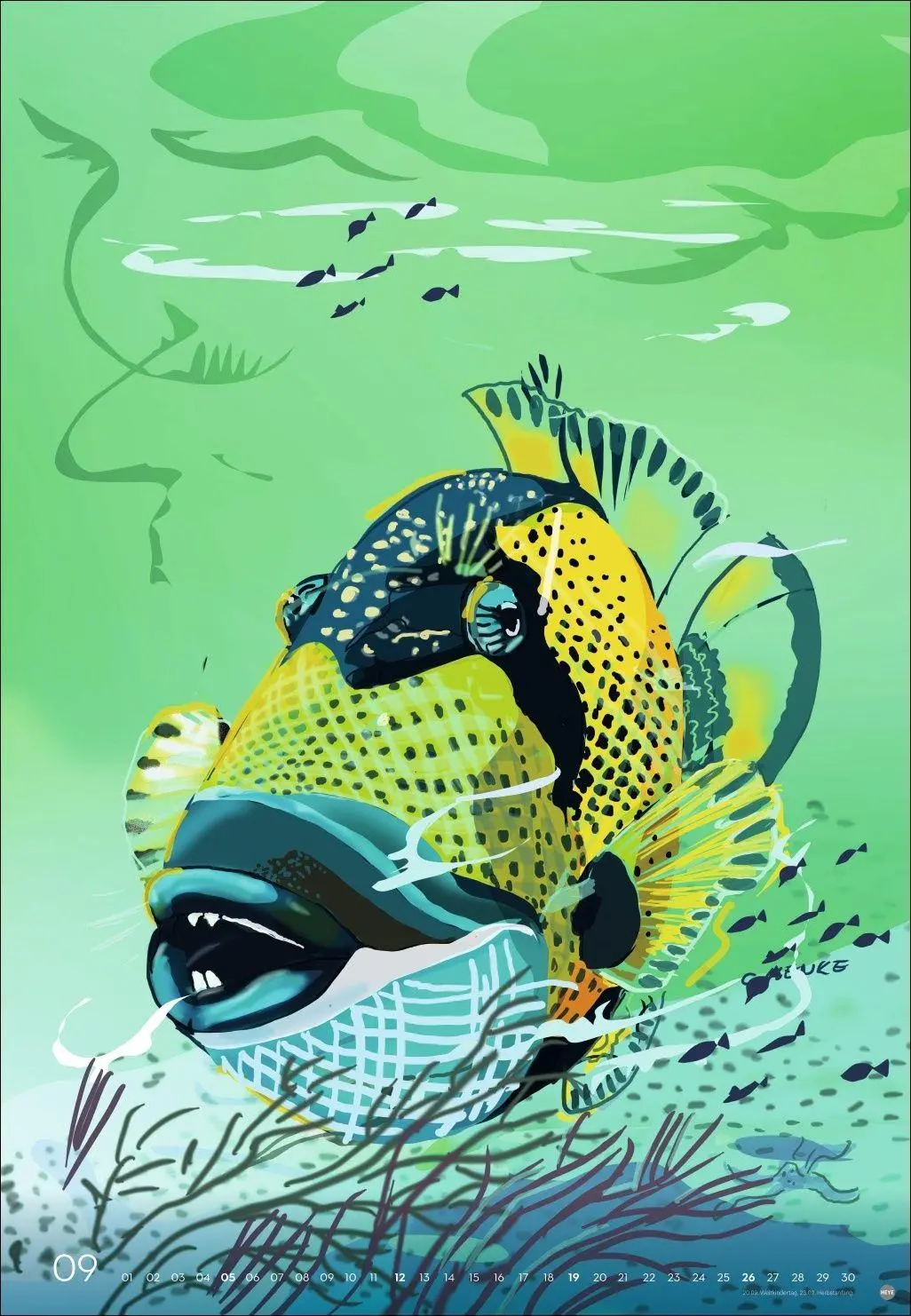 Bild: 9783756418404 | Zauber der Meere Posterkalender 2027 | Chris Menke | Kalender | 14 S.