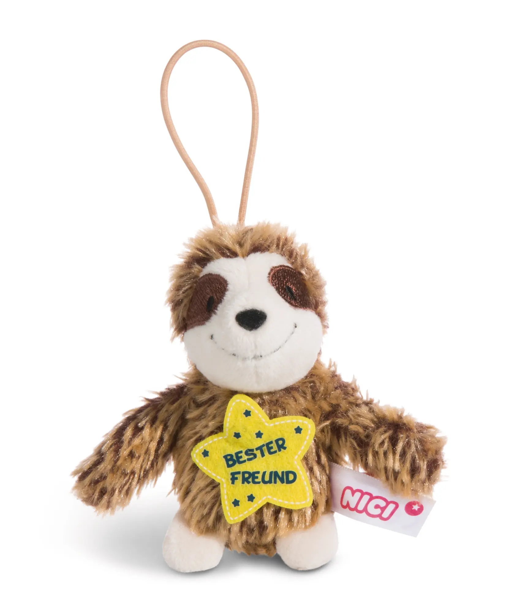 Cover: 4012390448504 | Nici 44850 Faultier Bester Freund 8cm mit Loop | Message to Go | 44850
