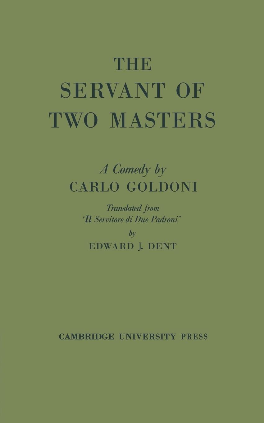 The Servant of Two Masters | Carlo Goldoni | Taschenbuch | Paperback | Englisch | 2011 | Cambridge University Press | EAN 9780521078504 - Goldoni, Carlo