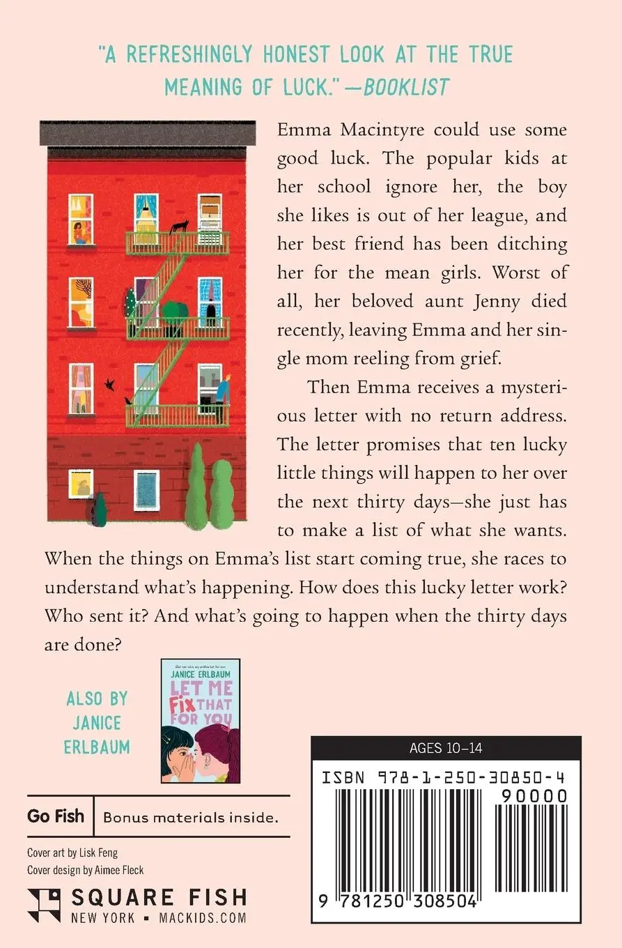 Rückseite: 9781250308504 | Lucky Little Things | Janice Erlbaum | Taschenbuch | Englisch | 2019