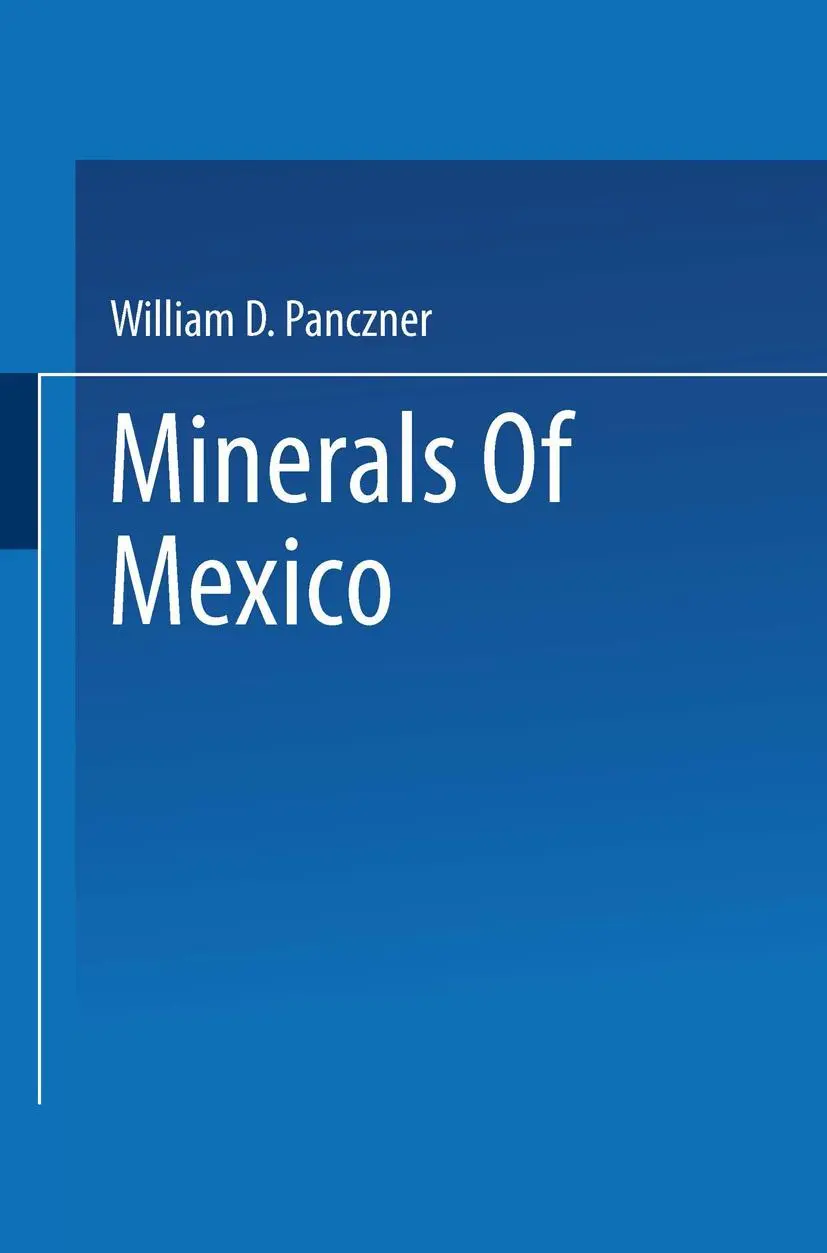 Cover: 9781475758504 | Minerals of Mexico | William D. Panczner | Taschenbuch | xv | Englisch