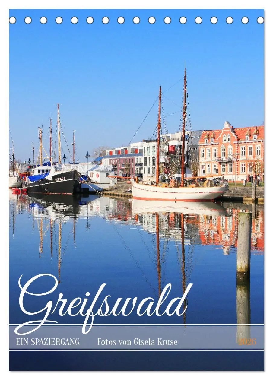 Cover: 9783457288504 | Greifswald - Ein Spaziergang (Tischkalender 2026 DIN A5 hoch),...