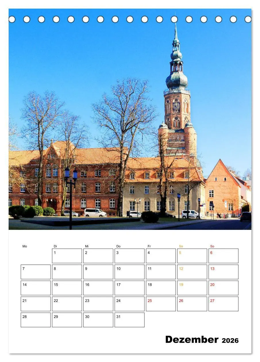 Bild: 9783457288504 | Greifswald - Ein Spaziergang (Tischkalender 2026 DIN A5 hoch),...