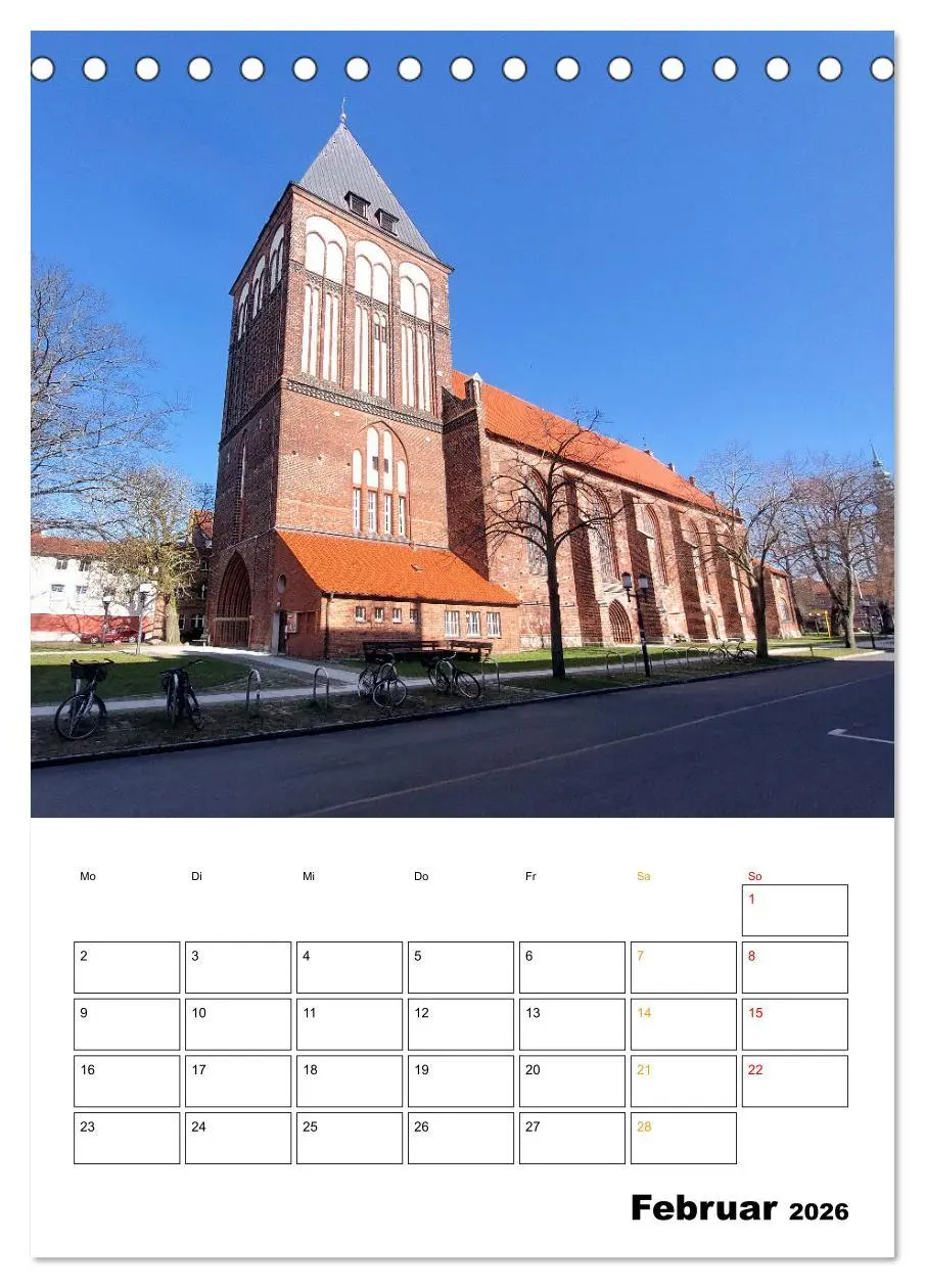 Bild: 9783457288504 | Greifswald - Ein Spaziergang (Tischkalender 2026 DIN A5 hoch),...