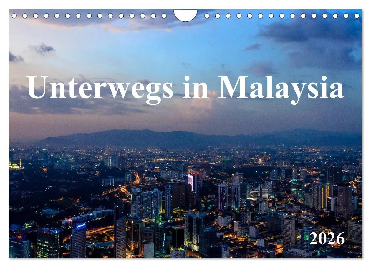 Cover: 9783516068504 | Unterwegs in Malaysia (Wandkalender 2026 DIN A4 quer), CALVENDO...
