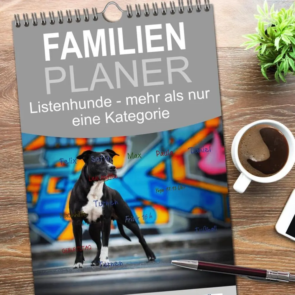 Bild: 9783516518504 | Familienplaner 2026 - Listenhunde - mehr als nur eine Kategorie mit...