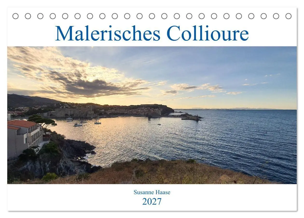 Cover: 9783569538504 | Malerisches Collioure in Südfrankreich (Tischkalender 2027 DIN A5...