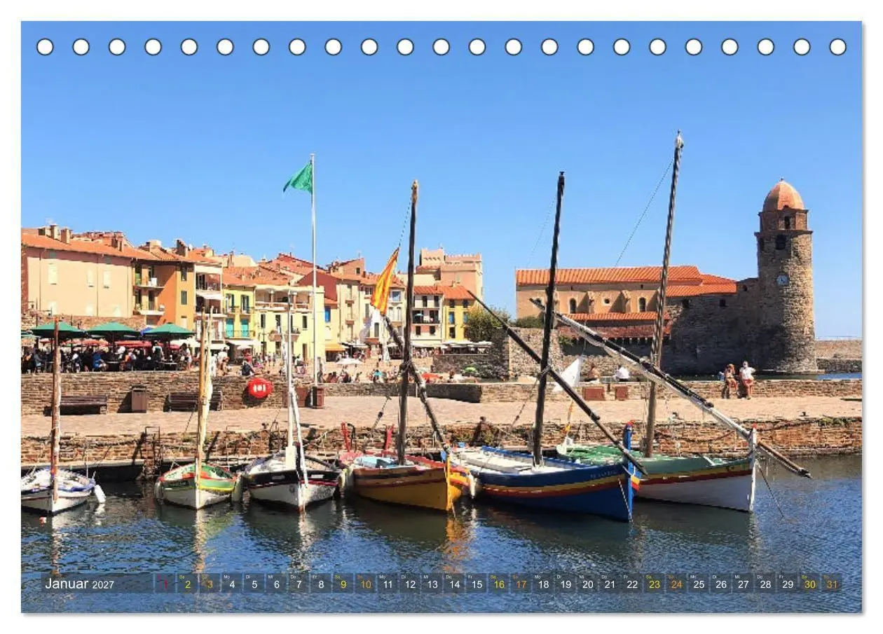 Bild: 9783569538504 | Malerisches Collioure in Südfrankreich (Tischkalender 2027 DIN A5...