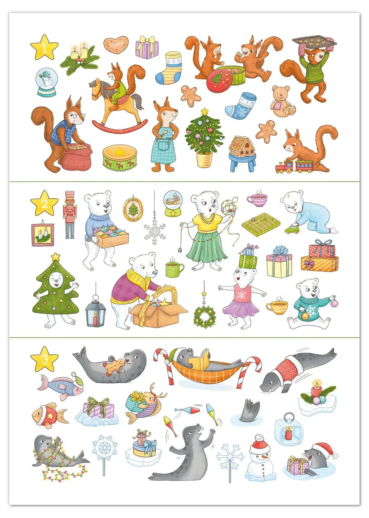 Bild: 9783780618504 | Mein Sticker-Adventskalender | Klara Kamlah | Broschüre | 36 S. | 2026