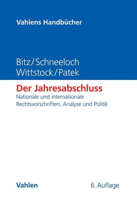 Cover: 9783800648504 | Der Jahresabschluss | Michael u a Bitz | Buch | XLVI | Deutsch | 2014
