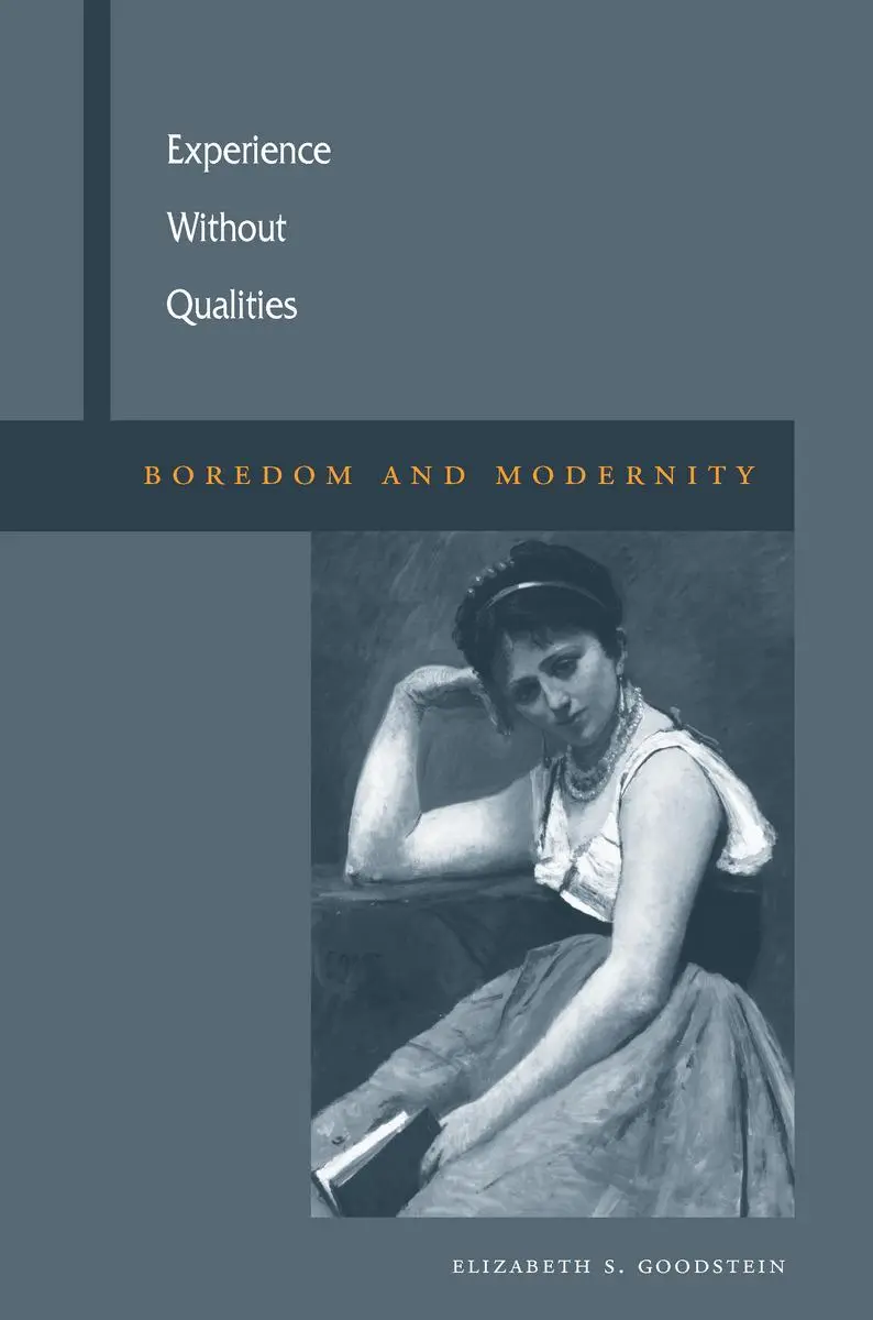 Cover: 9780804758604 | Experience Without Qualities | Boredom and Modernity | Goodstein