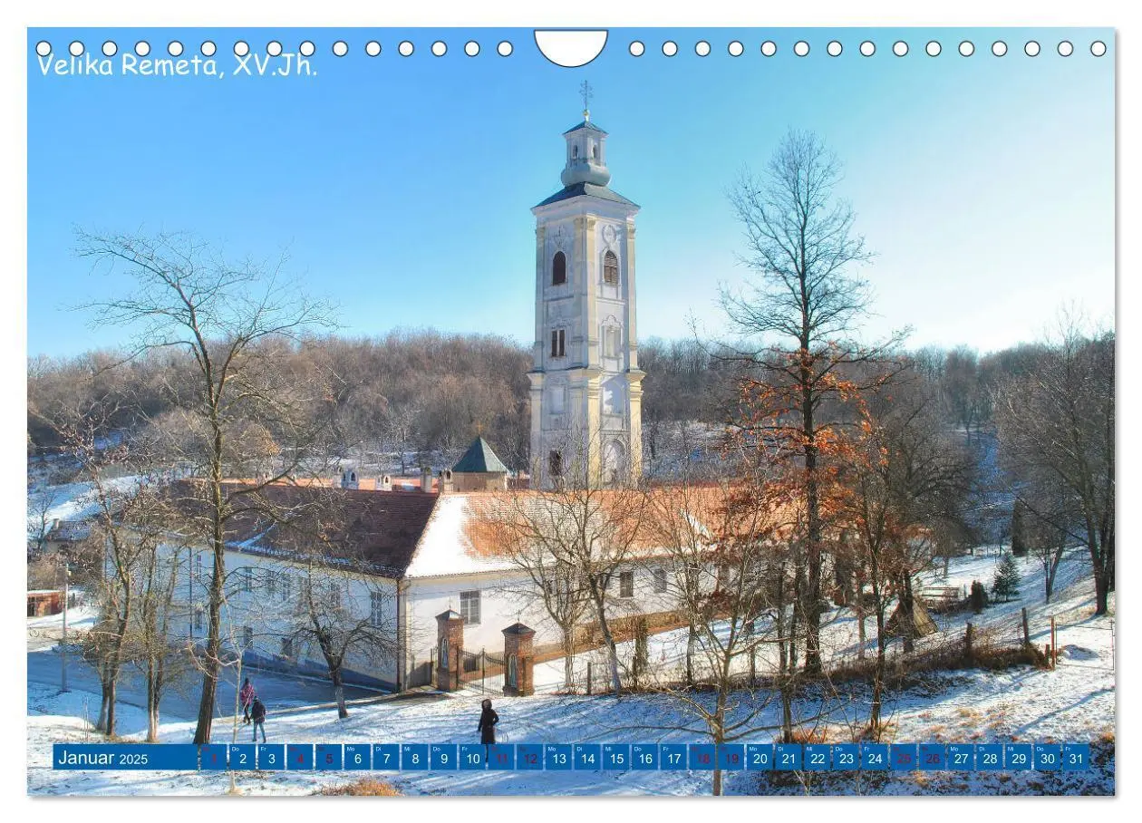 Bild: 9783435328604 | Serbien - Das Land der Klöster (Wandkalender 2025 DIN A4 quer),...