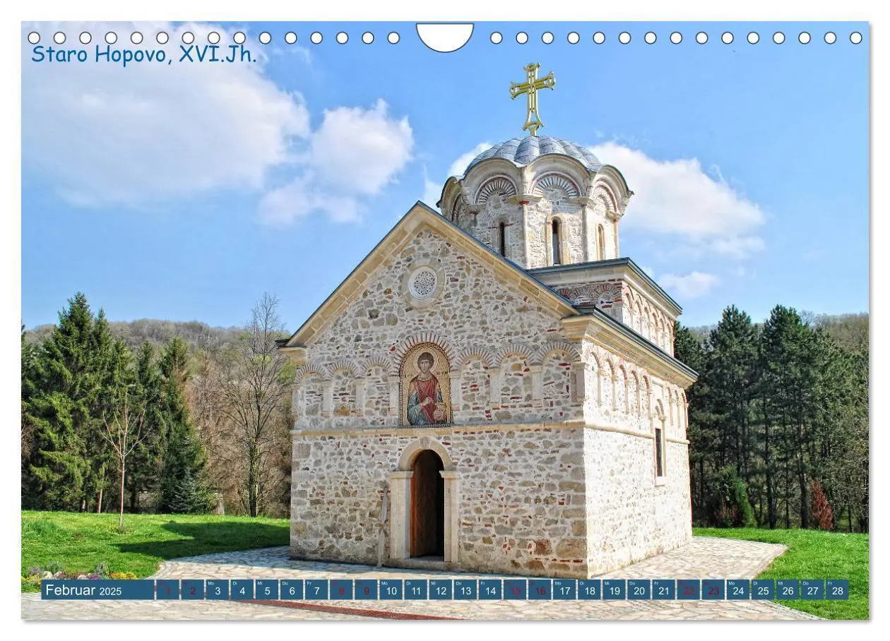 Bild: 9783435328604 | Serbien - Das Land der Klöster (Wandkalender 2025 DIN A4 quer),...