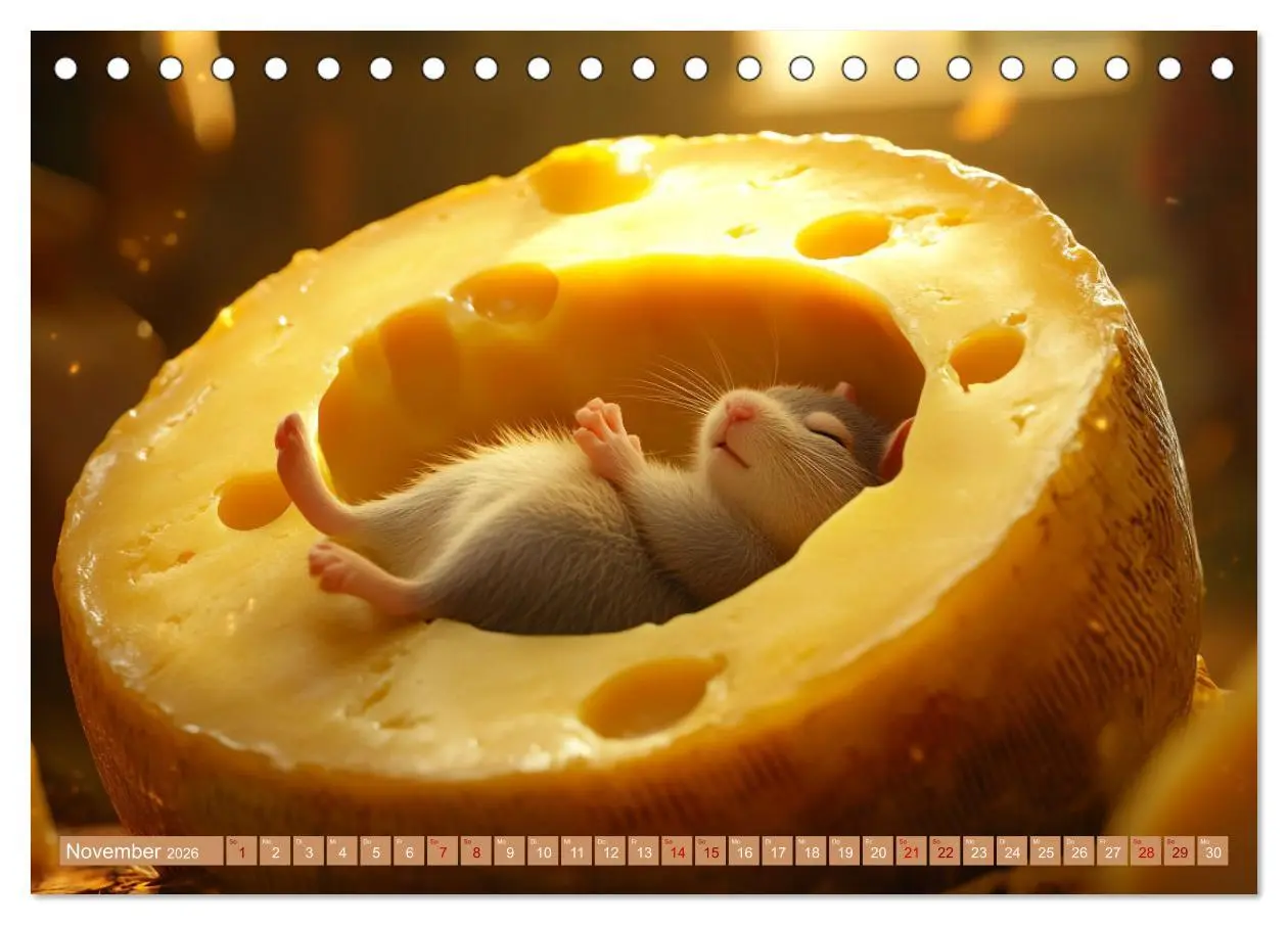 Bild: 9783457278604 | Mäuse würden Käse kaufen (Tischkalender 2026 DIN A5 quer), CALVENDO...