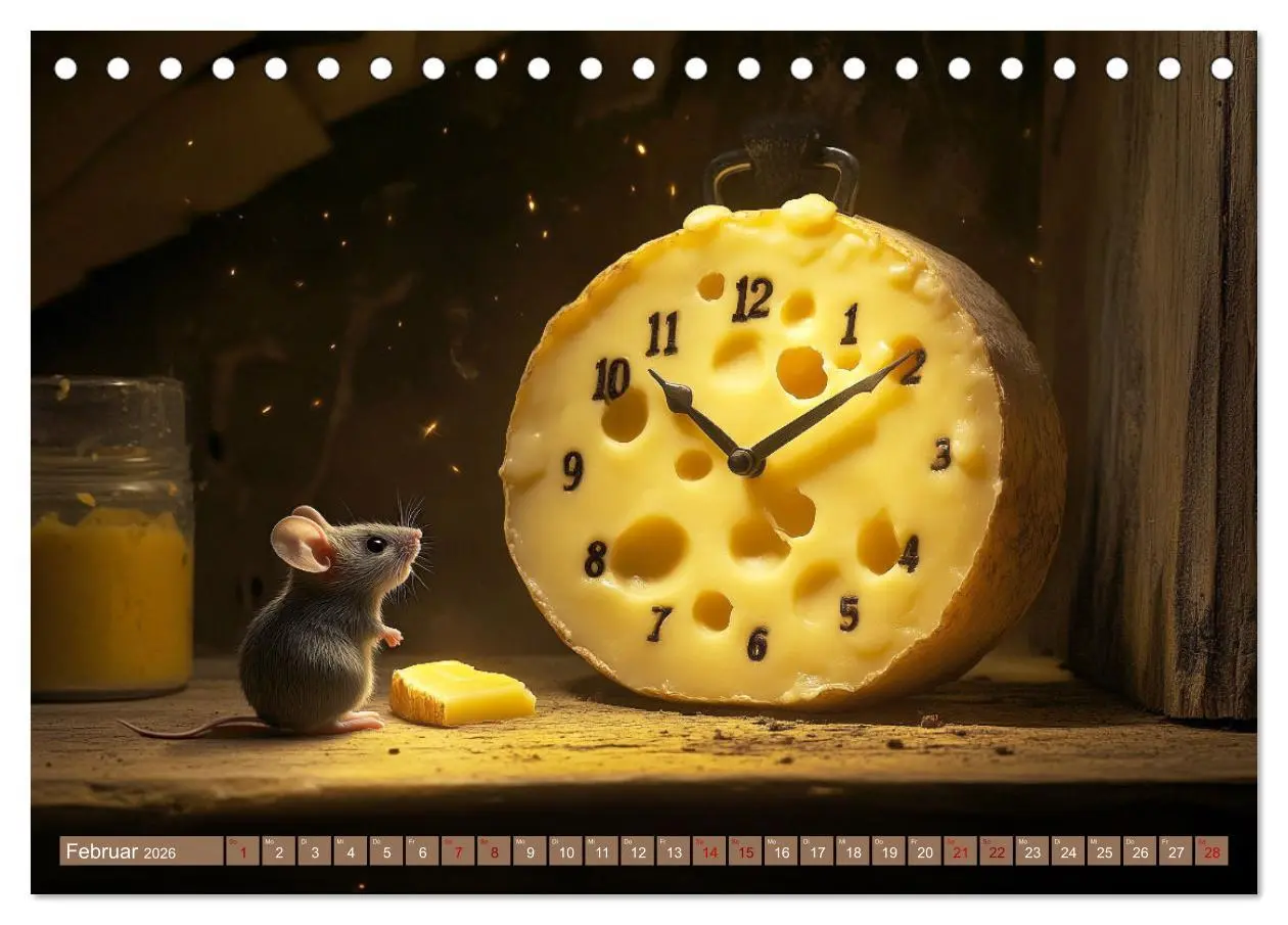 Bild: 9783457278604 | Mäuse würden Käse kaufen (Tischkalender 2026 DIN A5 quer), CALVENDO...